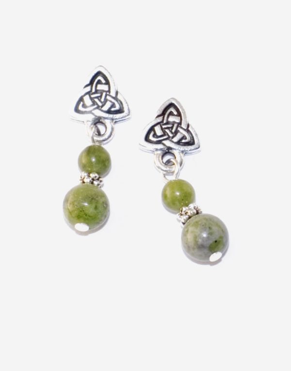 Connemara marble drop earrings